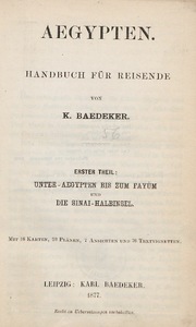 Ägypten, handbuch für reisende